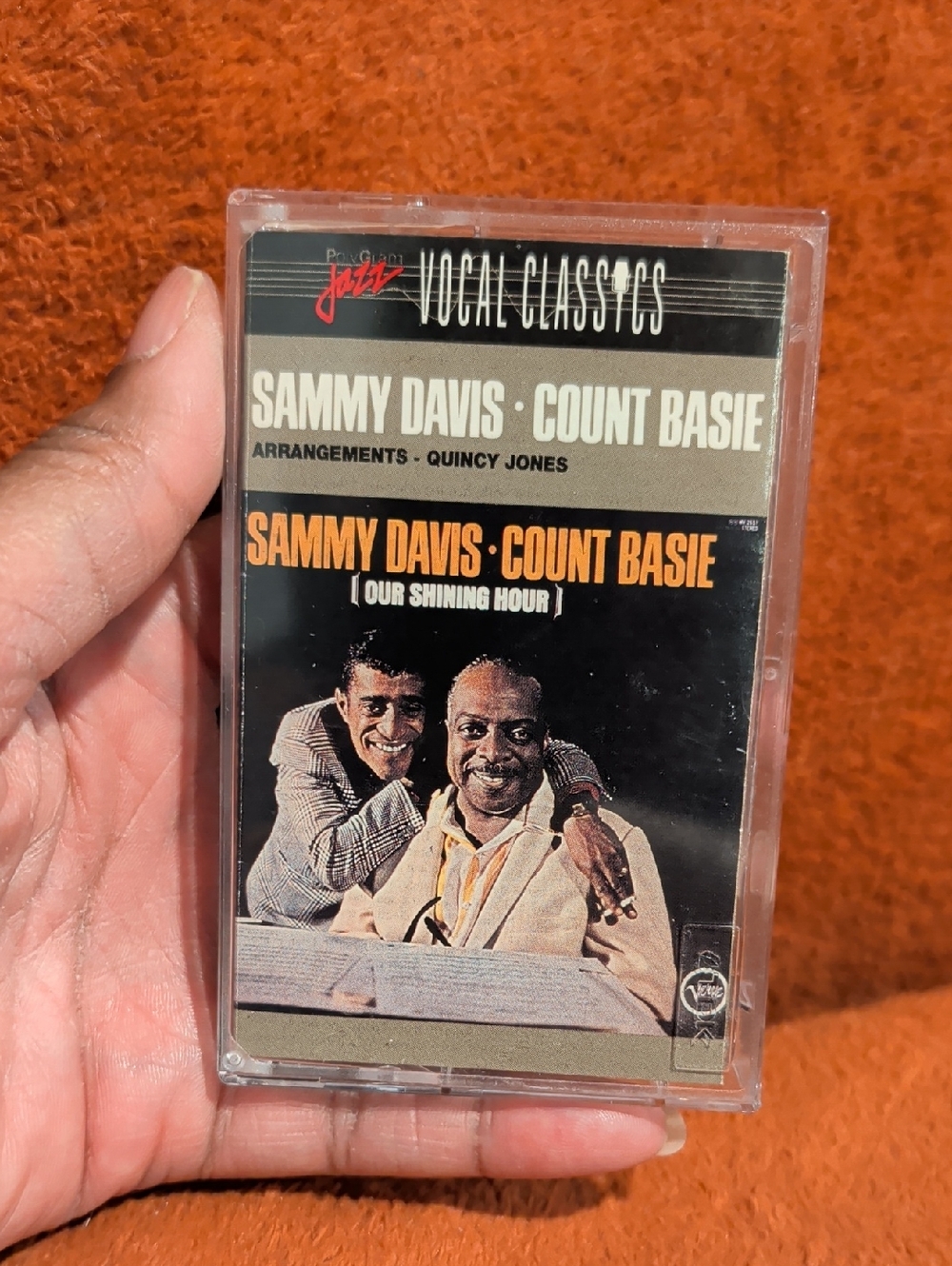 Sammy Davis & Count Basie "Our Shining Hour" Cassette Tape